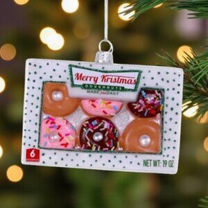 Donut Christmas Ornament | Cody Foster Krispy Kreme Style | NWT